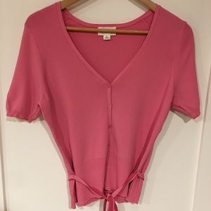 ANN TAYLOR-Tie at waist cardigan